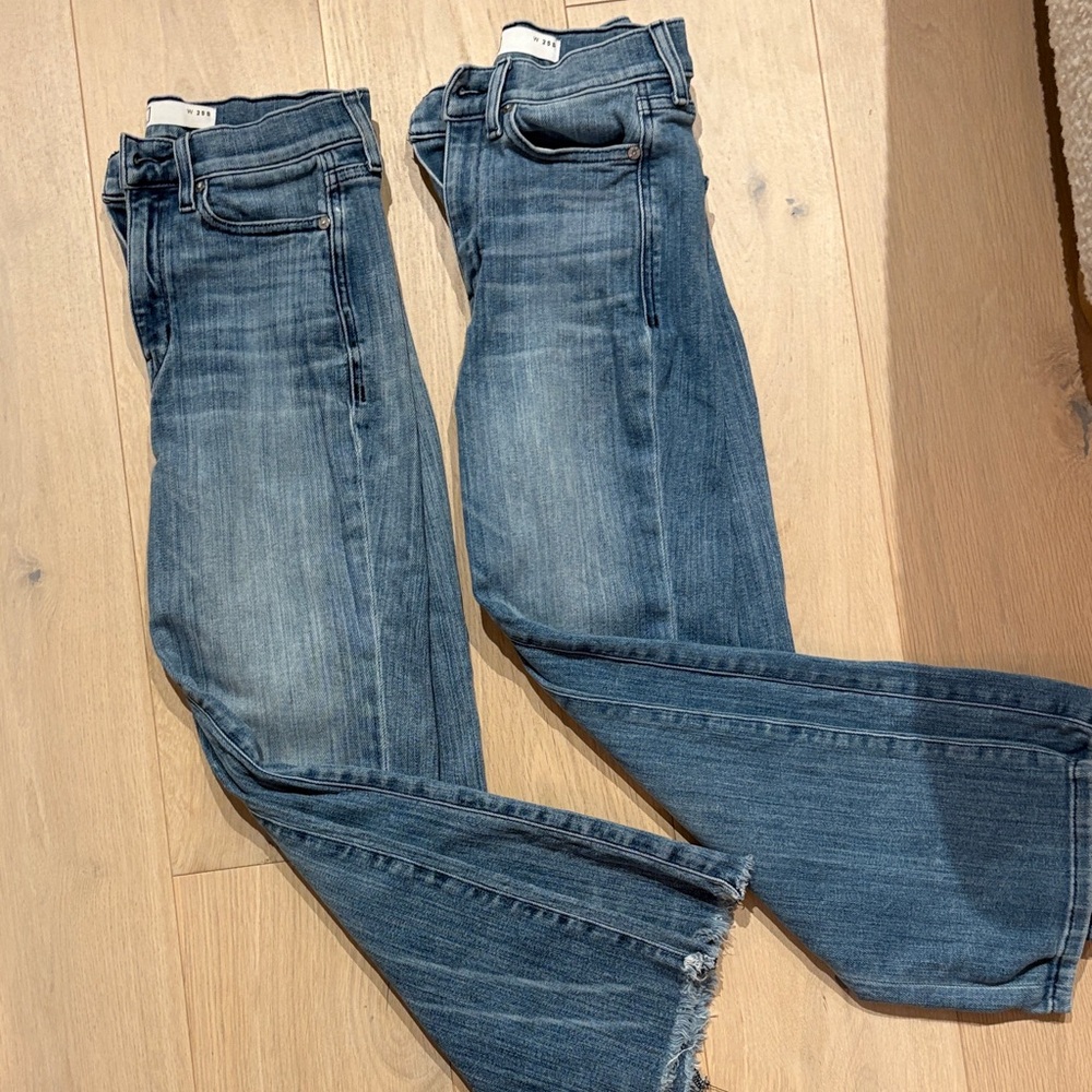 2 pairs of AYR “Pop” Jeans 25S